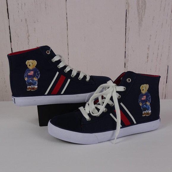 Polo Ralph Lauren Other - New POLO by Ralph Lauren BEAR Youth Sneakers 5Y